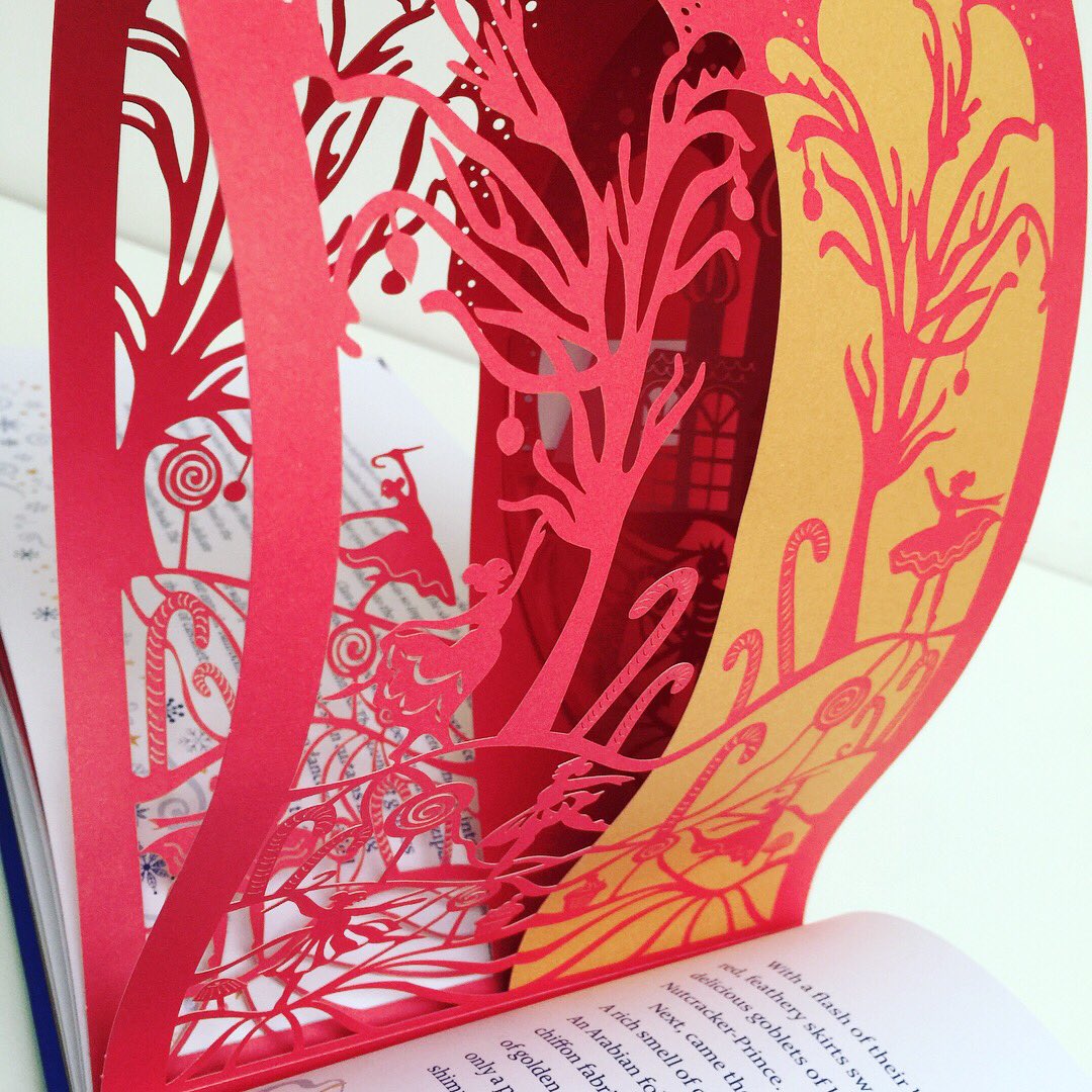 bookgiftblogger's tweet photo. Another exquisitely produced paper cut pop-up book #TheNutcracker by #shobhnapatel @thamesandhudson Just breathtaking https://t.co/gcRduxoOJl
