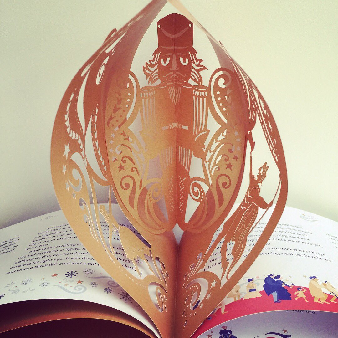 bookgiftblogger's tweet photo. Another exquisitely produced paper cut pop-up book #TheNutcracker by #shobhnapatel @thamesandhudson Just breathtaking https://t.co/gcRduxoOJl