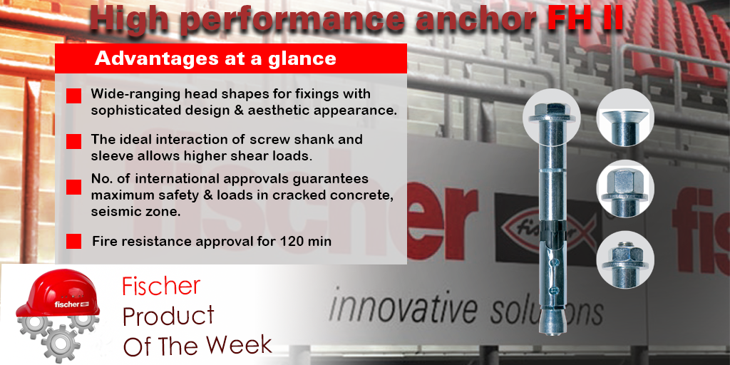 fischer_ae's tweet photo. #fischer #productoftheweek " High performance anchor FH II" #fischermiddleeast #construction #middleeast #fixingsolution #anchor https://t.co/Hb8snHyVq6