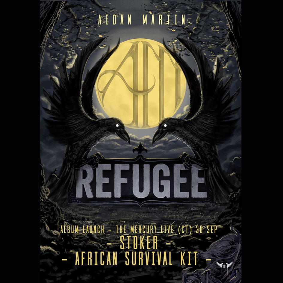 .<a href="/AidanMartinLive/">Aidan Martin</a> is launching his new album REFUGEE at @MercuryLiveCTN on the 30th September. tickets availabe at <a href="/QuicketSA/">Quicket South Africa</a>