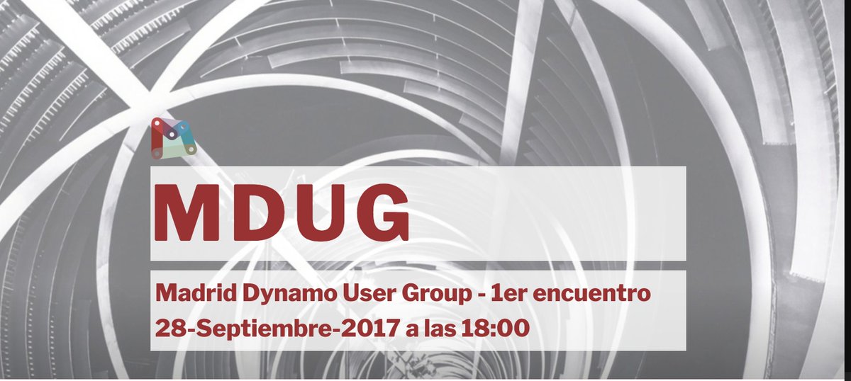 modelical's tweet photo. #SaveTheDate! mañana, se celebra el primer encuentro #Madrid #Dynamo User Group en las oficinas de #Modelical. #MDUG https://t.co/ErFvwRE82Q https://t.co/bvabpOXykn