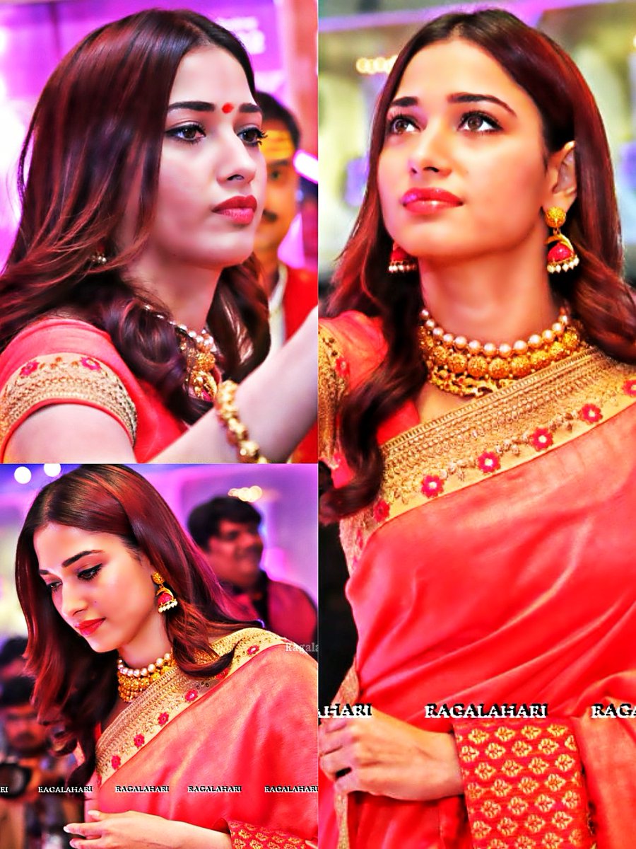 Every outfit suits for our #Milky_Angel but when it comes to saree, she looks divine n gorgeous💟💞 @tamannaahspeaks😍😘💖