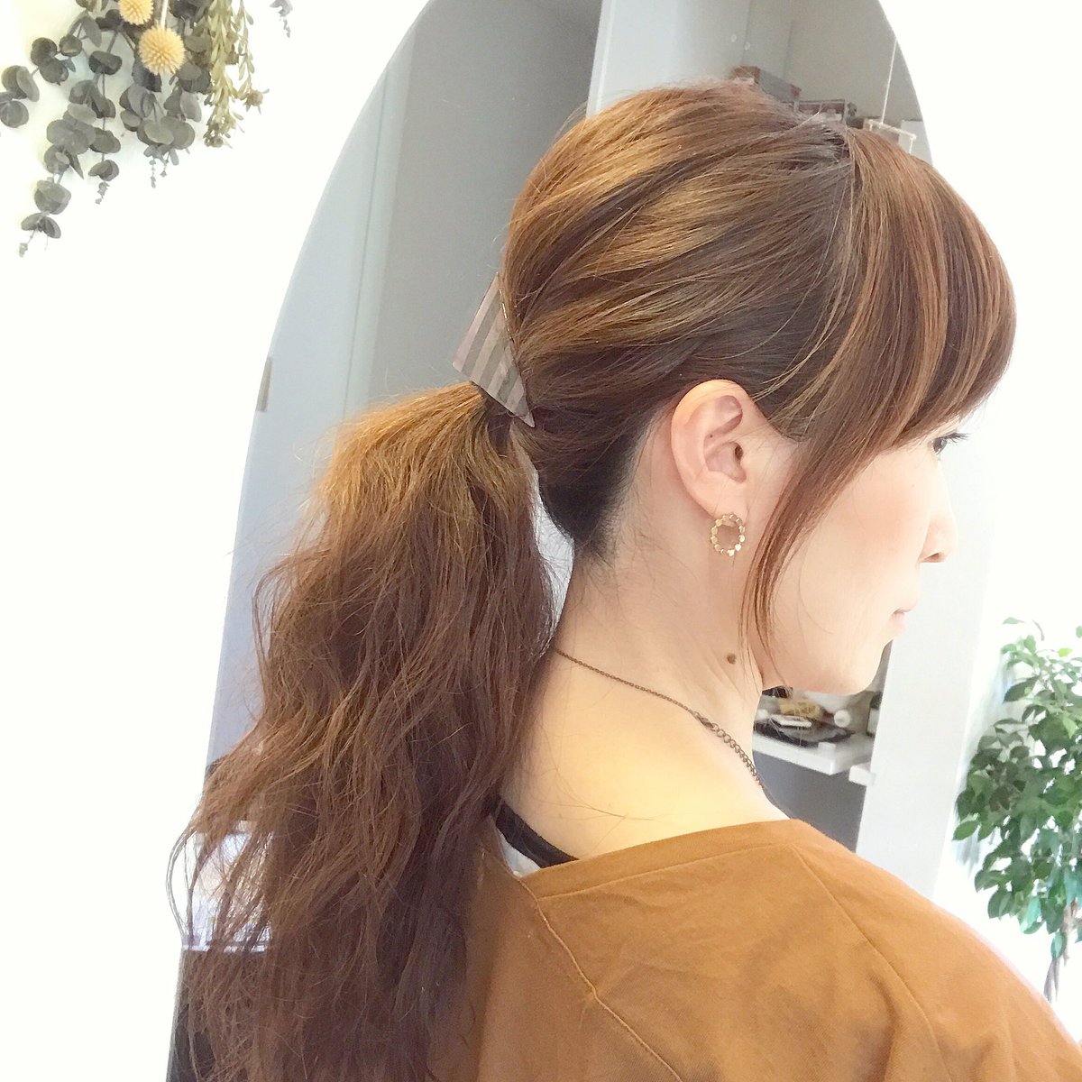 毎日ロレッタのムース、つやつやムウでスタイリング。秋冬は乾燥との戦い。くっきりふわふわ、スタイリング。