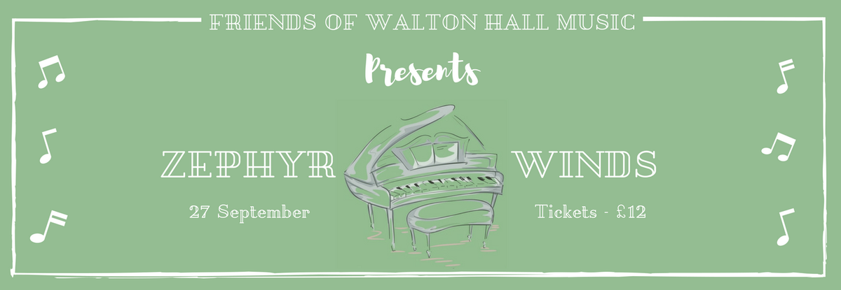 Last chance to get tickets for tonights musical performance - 'Zephyr Winds'! Tickets just £12 pp ➡️   socsi.in/xLxz7