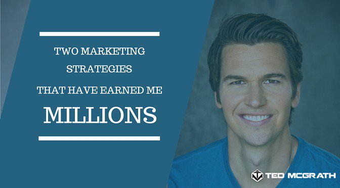 InfinClick's tweet image. Try this: two marketing strategies that have earned me millions - Ted McGrath Blog bit.ly/1UatMRn @ted_mcgrath