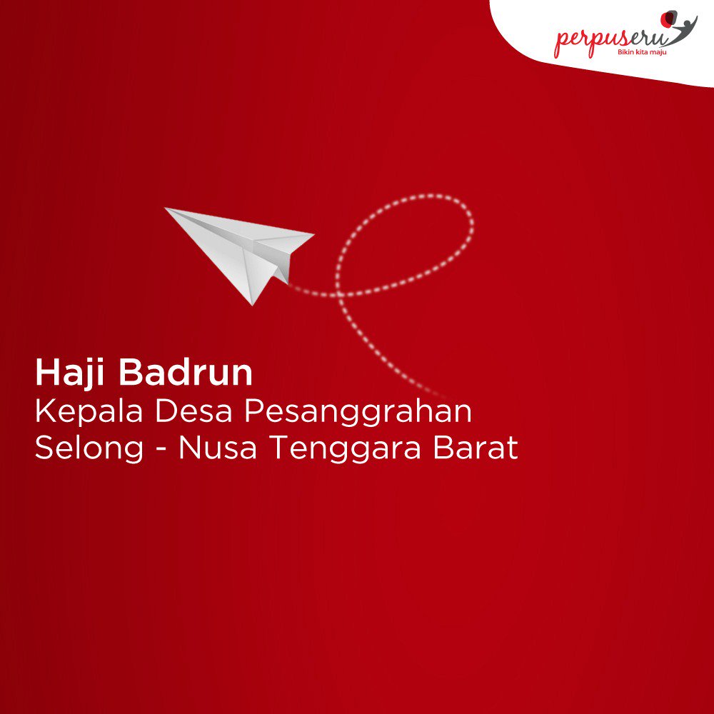 perpuseru's tweet photo. Bersama PerpuSeru, Bapak Haji Badrun melakukan perubahan demi kemajuan daerah Selong NTB #PengetahuanItuKekuatan #UntukHidupLebihBaik https://t.co/ySbkHLGid2
