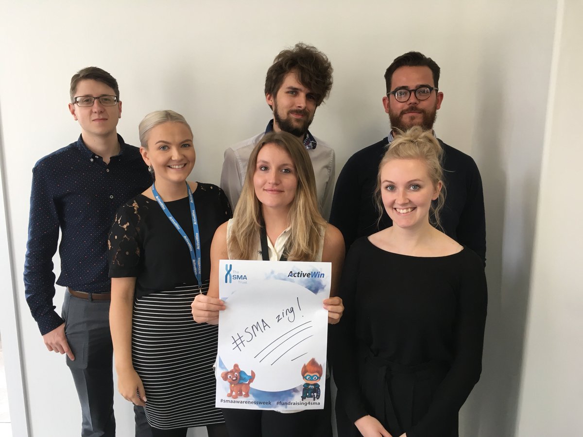 ActiveWinLtd's tweet photo. Our Marcom and Lifecycle Marketing teams have been busy to help raise awareness for @smatrust and @TeamDavid_SMA #SMAAwarenessWeek https://t.co/mherEUymkU