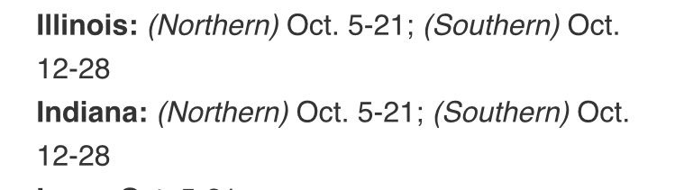 Tds Weather Looking Forward To Fall Here Is The Forecast For Peak Viewing Times For The Foliage Fallfeels Inwx