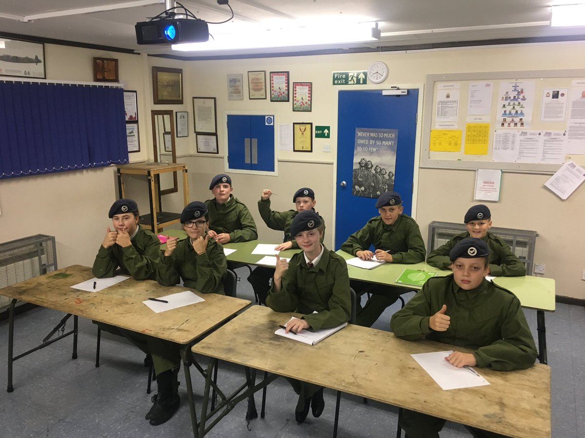 OC1200Sqn's tweet photo. Welcome to our new recruits! Last night they began their First Class training - History of the ATC #whatwedo #cadetlife #staffswingatc https://t.co/bxwc6lphZN