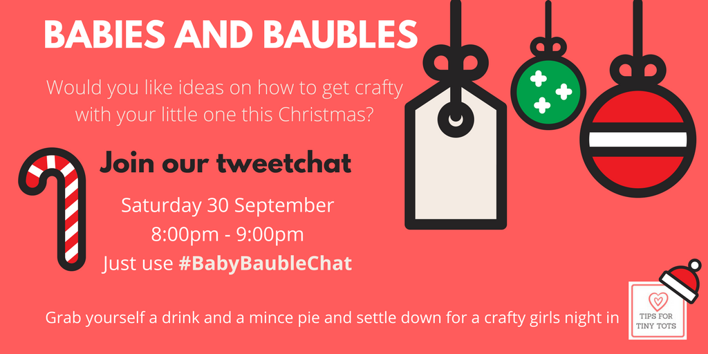 tipsfortinytots's tweet photo. We love Christmas! Join us for ideas of what you can do with your little ones to get ready for #Christmas. #babybaublechat #mums #moms #baby https://t.co/wCwk5qUZFI