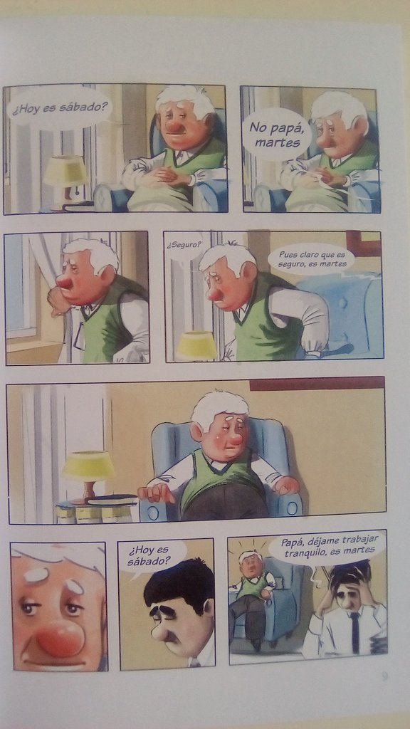 Matlahvi's tweet photo. Mi madre ha comprado este libro de @CapitanZheimer. La compra de este libro colabora en la lucha contra el alzheimer https://t.co/r6Hq91QBmV