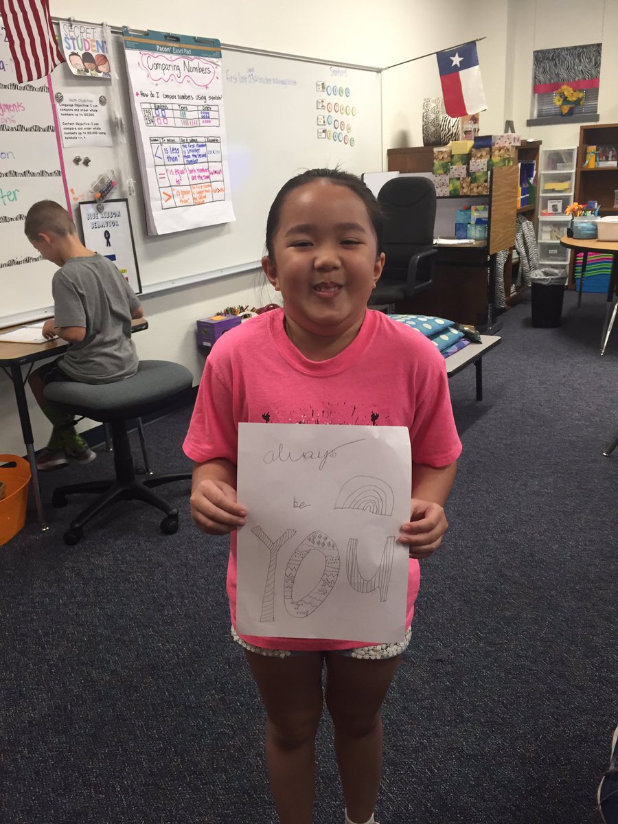 rockin3rdgrade's tweet photo. Love Anh's message she made for me!!! # sweetgirl #unique https://t.co/foP80g17QO