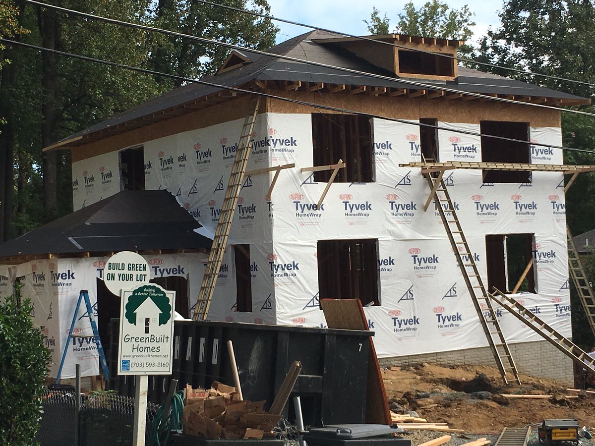 1304 Tracy Place in Falls Church City is beginning to look like a home!! The front porch is the next step to bring out the “charm”!