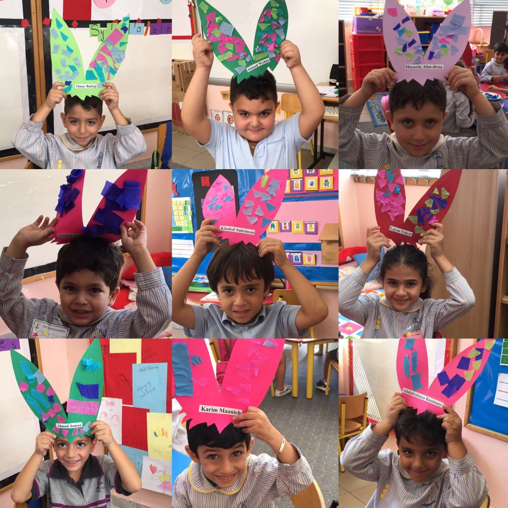 JbailiFarah's tweet photo. Teaching the kids about their  bookshelves is a must to ensure classroom organization &amp;individual success. #OurNameTags 🐰 @DawhaHighSchool https://t.co/QJHy8MH9el