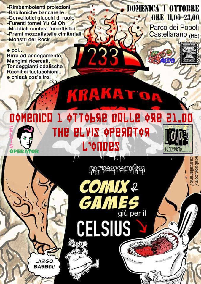 Elvis_Operator's tweet image. Sunday 1st October 21h
@Elvis_Operator live@Celsius233 Parco dei Popoli Castellarano (RE)