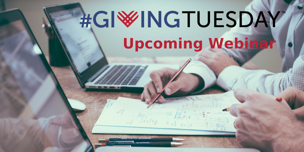 GivingTuesday's tweet photo. Webinar TODAY w/ @PIRegistry @BrianForGood @nonprofitorgs on #GivingTuesday social media! Join: https://t.co/odc7uzIGUK https://t.co/rrJ46F0Xtf