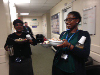 #healthylivingweekTHT #healthylivingweek @THT2GETHER.   Salad club at older persons cmht