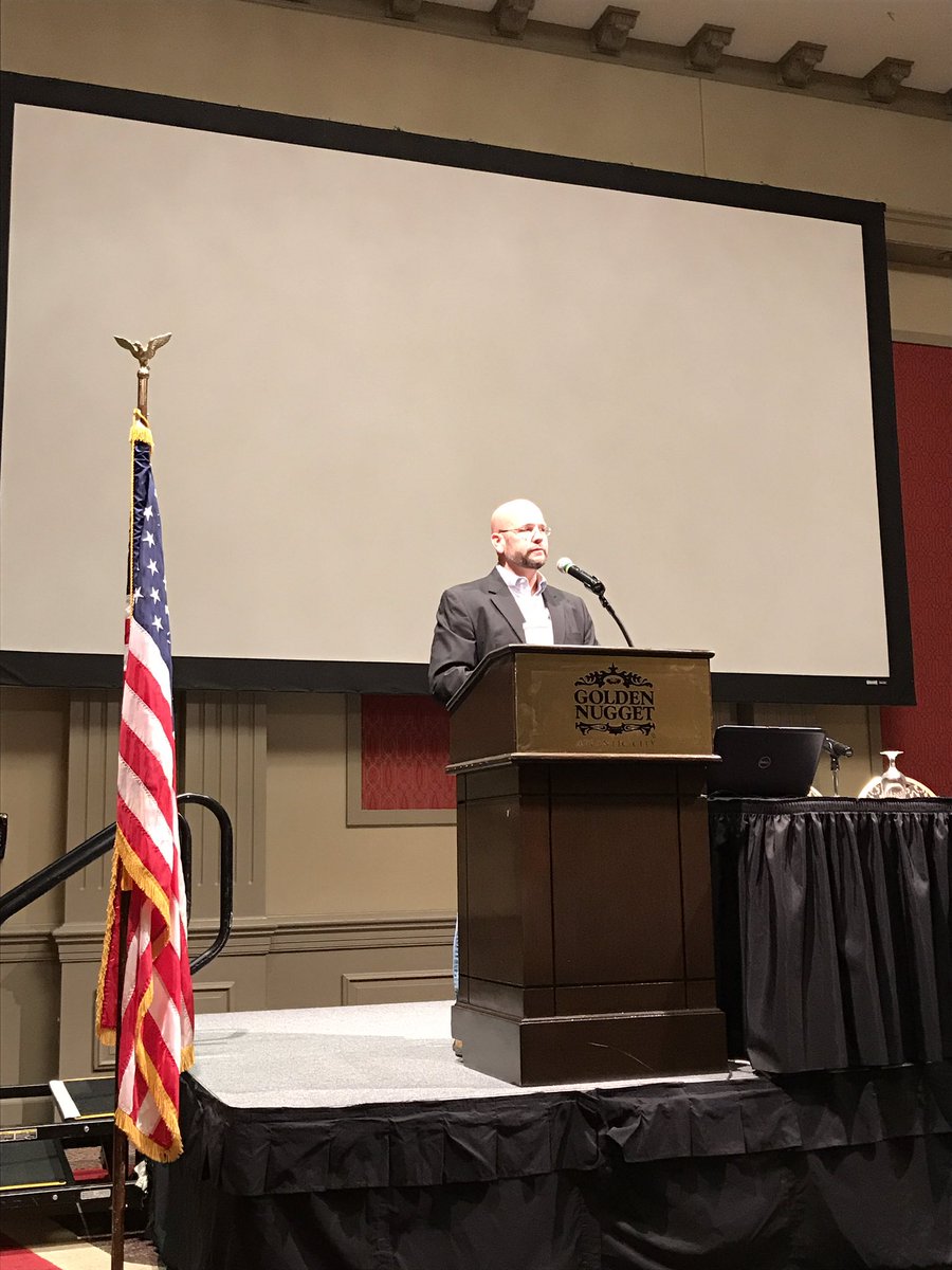 GFOANJ's tweet photo. GFOA of NJ welcomes its newest President, Jon Rheinhardt as he makes his welcome speech https://t.co/NHiSPkjDuC