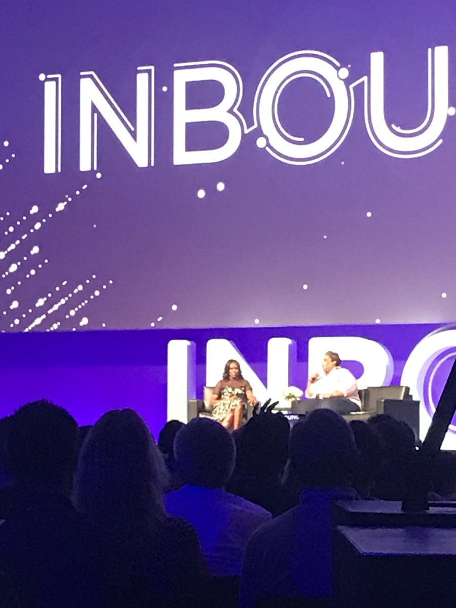 RoseMorabito_BC's tweet photo. “Life teaches you grace” -Michelle Obama    #INBOUND17 https://t.co/GsmWi4fpCx
