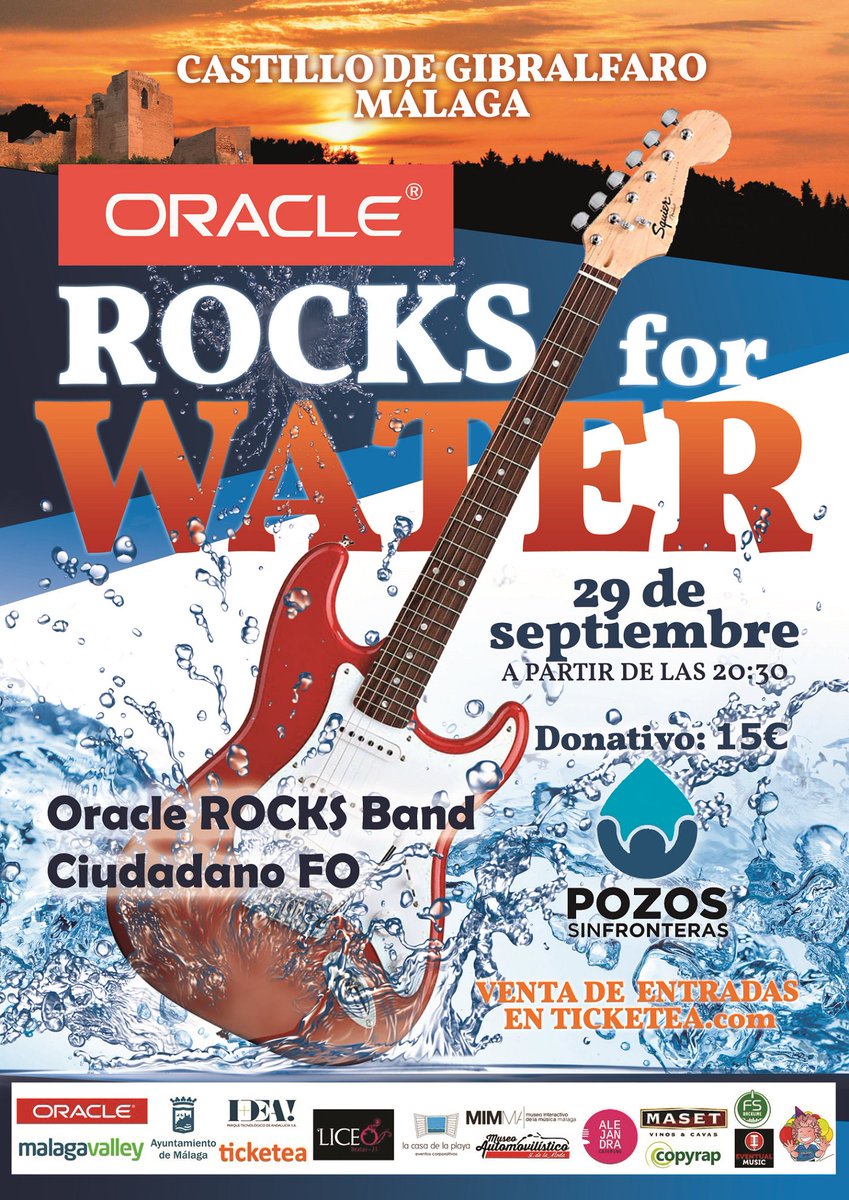 MuseoAutomovilM's tweet image. 29 SEP @OracleROCKS vuelve con su concierto a beneficio de de @pozosinfrontera! Compra aquí tu entrada ➡ ow.ly/n82D30frmvI@Or…