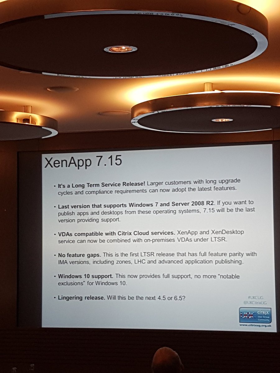 __SheldonL__'s tweet image. #XenDesktop7.15 call out at the #ukcug
