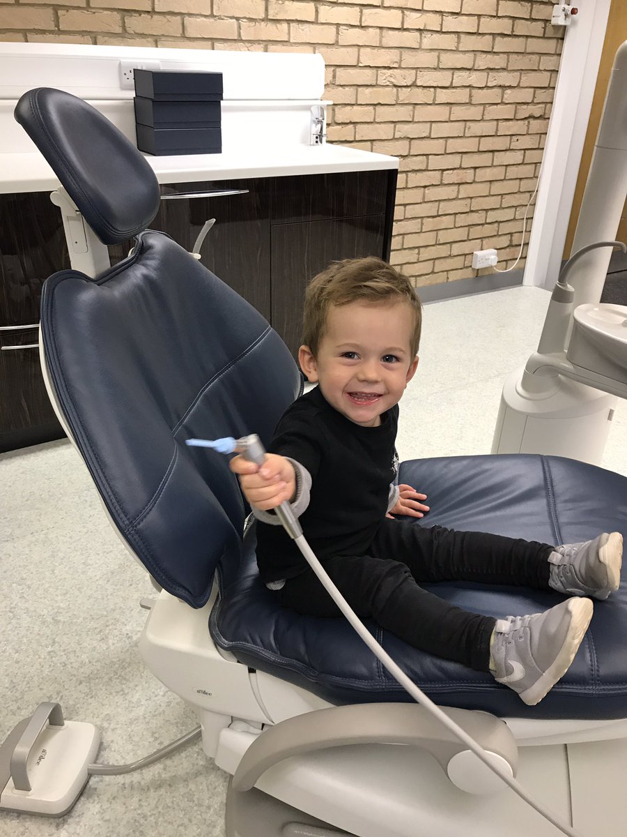 Marketing did tell me Riskontrol Art is appealing to kids....he's a fan of the <a href="/AdecUK/">A-dec UK</a> 500 also! #Dental #NewRep
