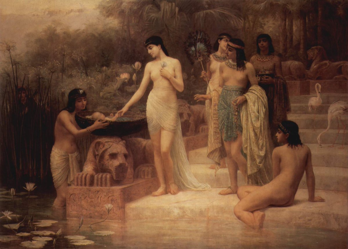 Mythistoryart's tweet image. エドウィン・ロング,『モーセの発見』(1886年)
Edwin Long,&quot;The Finding of Moses&quot; (1886)
#Art
#Bible
#classicism