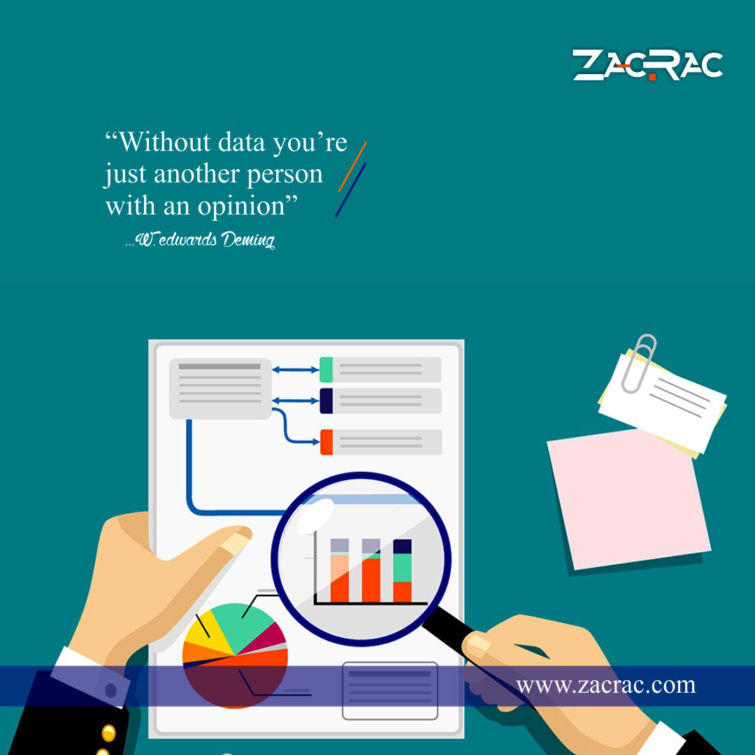 zacraclearning's tweet image. "Without data, you're just another person with an opinion."
 - W. Edwards Deming  #WednesdayWisdom #MellowWednesday #MarketResearch #data