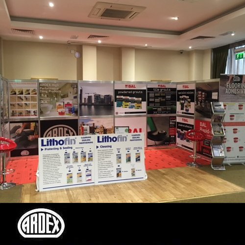 ArdexIreland's tweet photo. #Ardex, #BAL, and #Lithofin products were showcased at the #NationalTilingAssociation event in Clonmel Park Hotel last night! https://t.co/aZfMcRkXQB