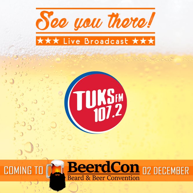 BeerdCon's tweet image. We are super stoked to announce that #tuksfm will be doing a live broadcast from #beerdcon2017 #craftbeer #craftfood #beards #mensgrooming