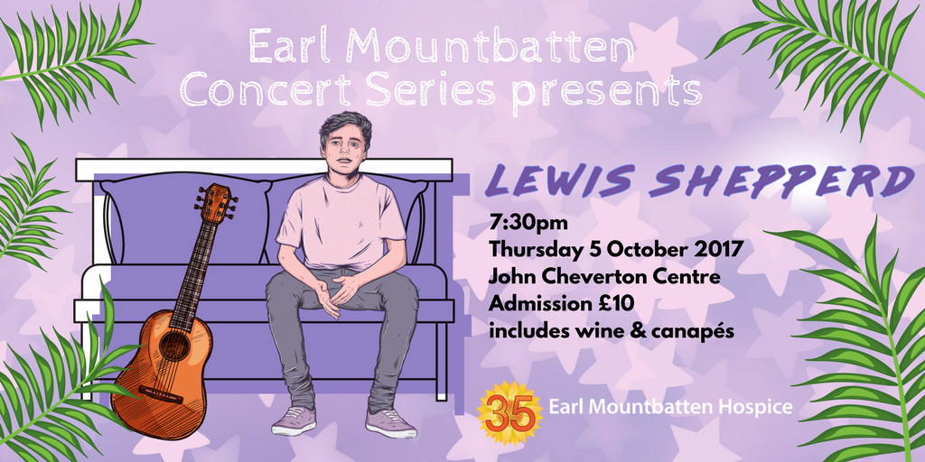 See <a href="/Lewisshepperd/">Lewis Shepperd</a> live at the John Cheverton Centre on Thur 5 October. £10 includes wine &amp; canapes - be surprised! bit.ly/2ysx5Ky