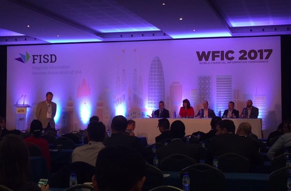 stephenwmorse's tweet photo. Now talking “Machine Learning with New and Old Data” ...More on #AltData #AI at #WFIC2017 Day 3 https://t.co/VHHhTbywBW