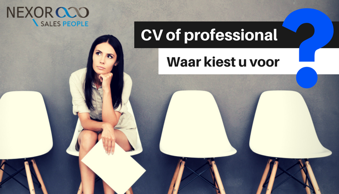Waar kiest u voor: een CV of een professional? Lees meer in de blog van <a href="/RobertVerkade/">Robert Verkade</a> nexor.nl/blog-cv-of-pro…