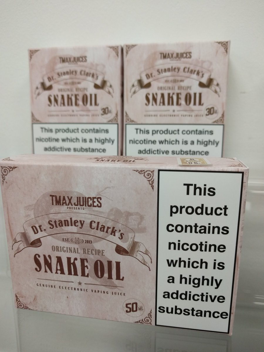 Week 41's competition is here! Retweet/like this post and be in for a chance of winning a 100ml of both our Snake Oil 🐍 and Sands of Time ⌛️