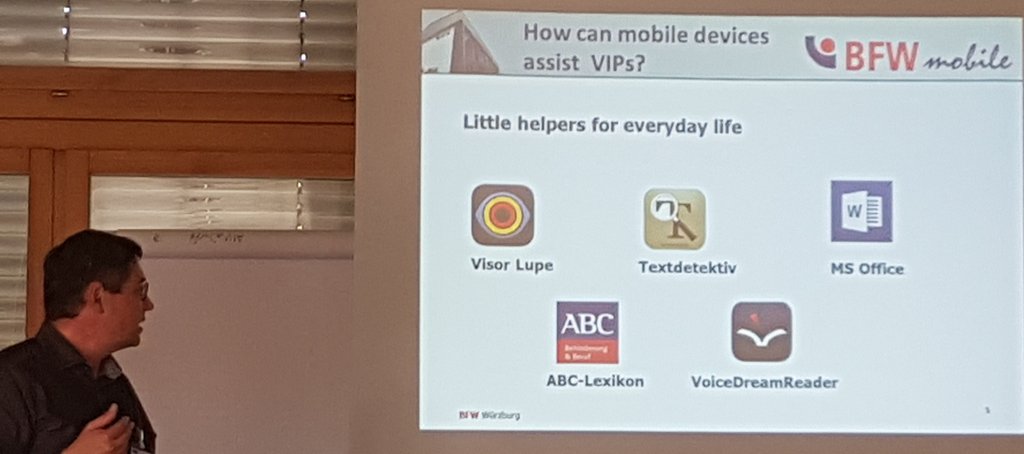 KedziaC_Irsam's tweet photo. Des applications pour smartphone facilitant le quoitidien des aveugles et malvoyants en europe @IRSAM_asso #enviter General meeting 2017 https://t.co/toPbKzhnj5