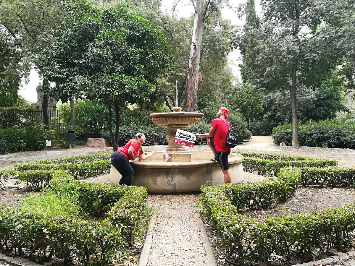 BelenMaVM's tweet photo. Glorieta Rafael León #LasNavasDeLaConcepcion #Sevillaesprovincia #Gymkhanafotográfica #PlazaDeEspaña #ParqueMarialuisa @Sevilla_Turismo https://t.co/f5kIILg5m3