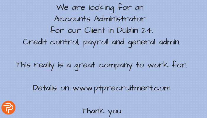 PTPRecruitment's tweet photo. #AccountingJobs #careers #jobs in #Dublin #hiring  #jobfairy https://t.co/IbJesyvTwW