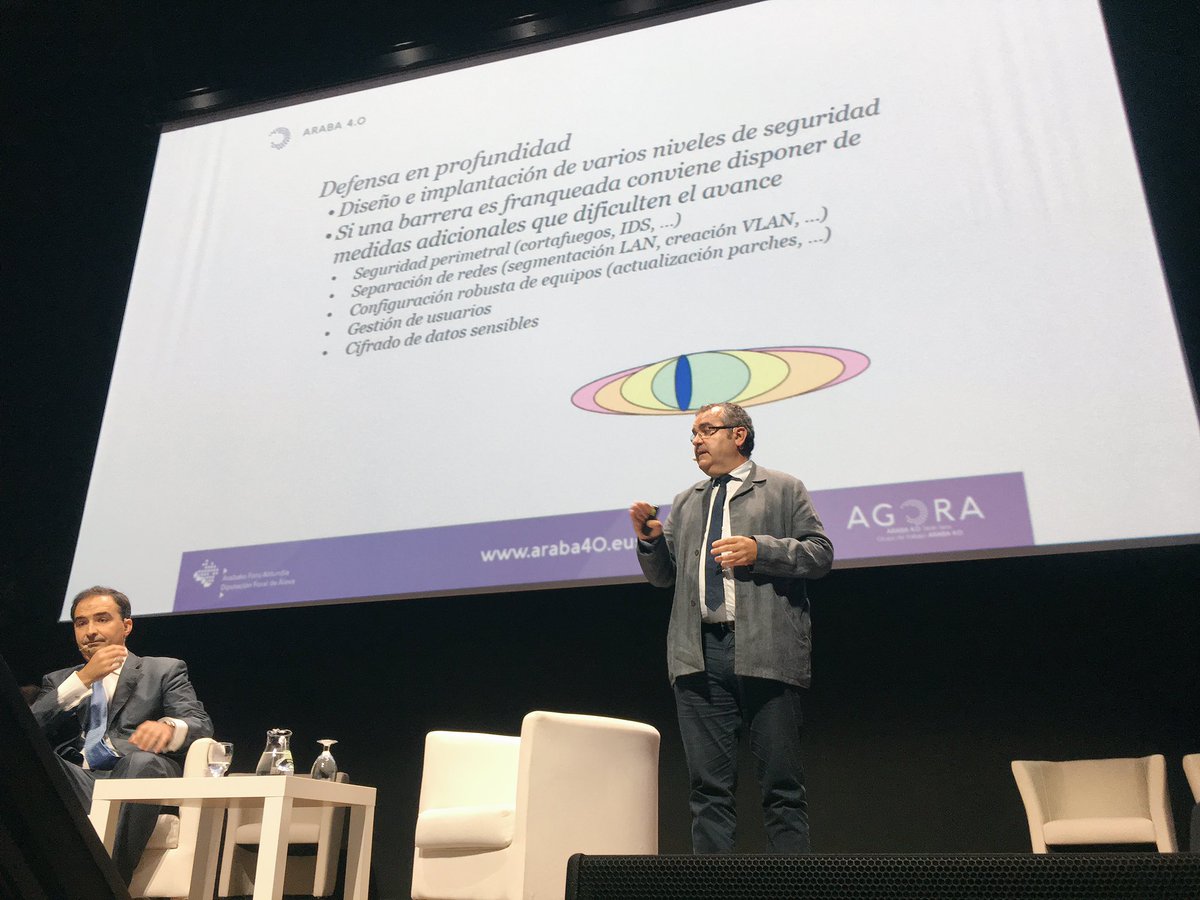 Aplicando la ciberseguridad en la empresa: Octavio Alfageme de <a href="/euskaltel/">Euskaltel</a> e Ismael Etxeberria de <a href="/upvehu/">UPV/EHU</a> #araba40