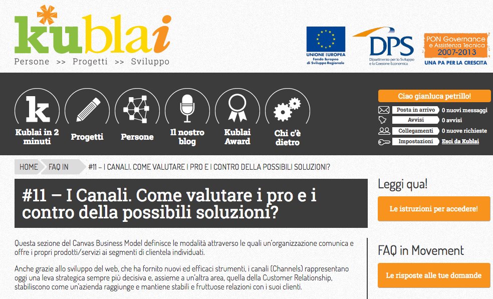 Quali canali deve usare un'azienda x comunicare i propri prodotti? Ne parliamo su Kublai ow.ly/NNKb30f9d3D