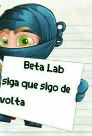 Beta segue beta #BetaQuerLab 
#TimBeta #TimBetaAjudaTimBeta