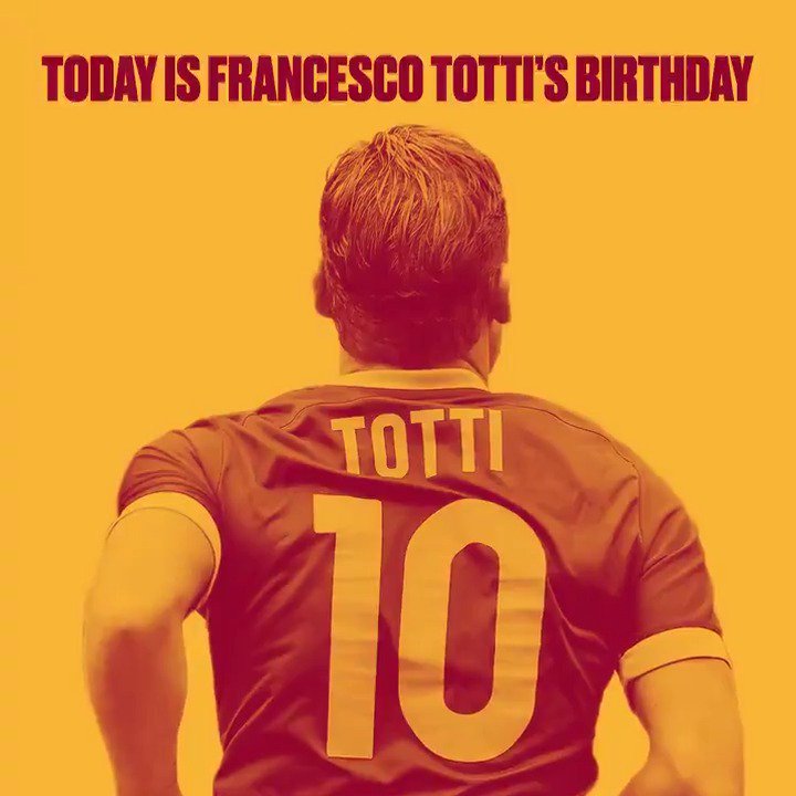 Happy 41st birthday, Francesco Totti 