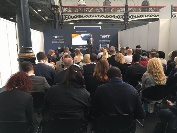 adv_public's tweet photo. Great turn out for Dr Alex Yeates' session on #winterpressures @UKHealthShow #HETT #UKHealthShow17 https://t.co/b9g3dsXsdF