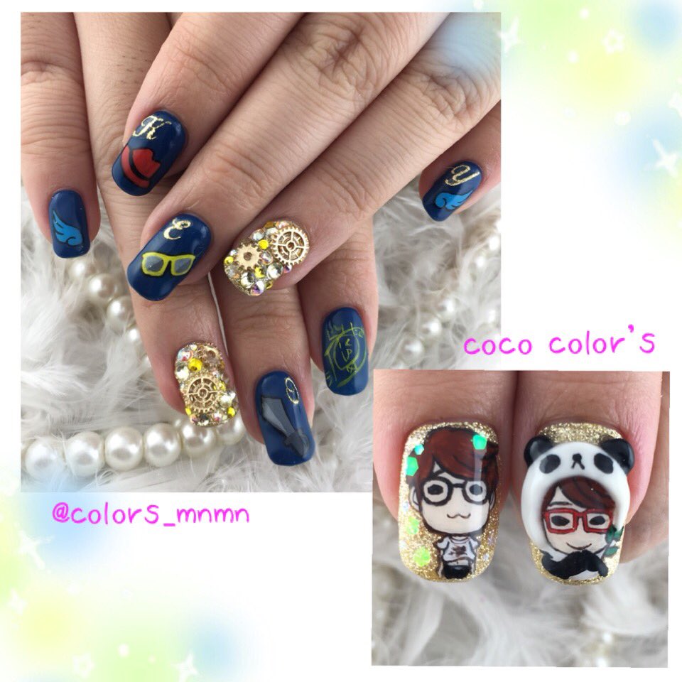 お客様オーダー Trignalライブモチーフネイル❤︎！ ライブテーマに