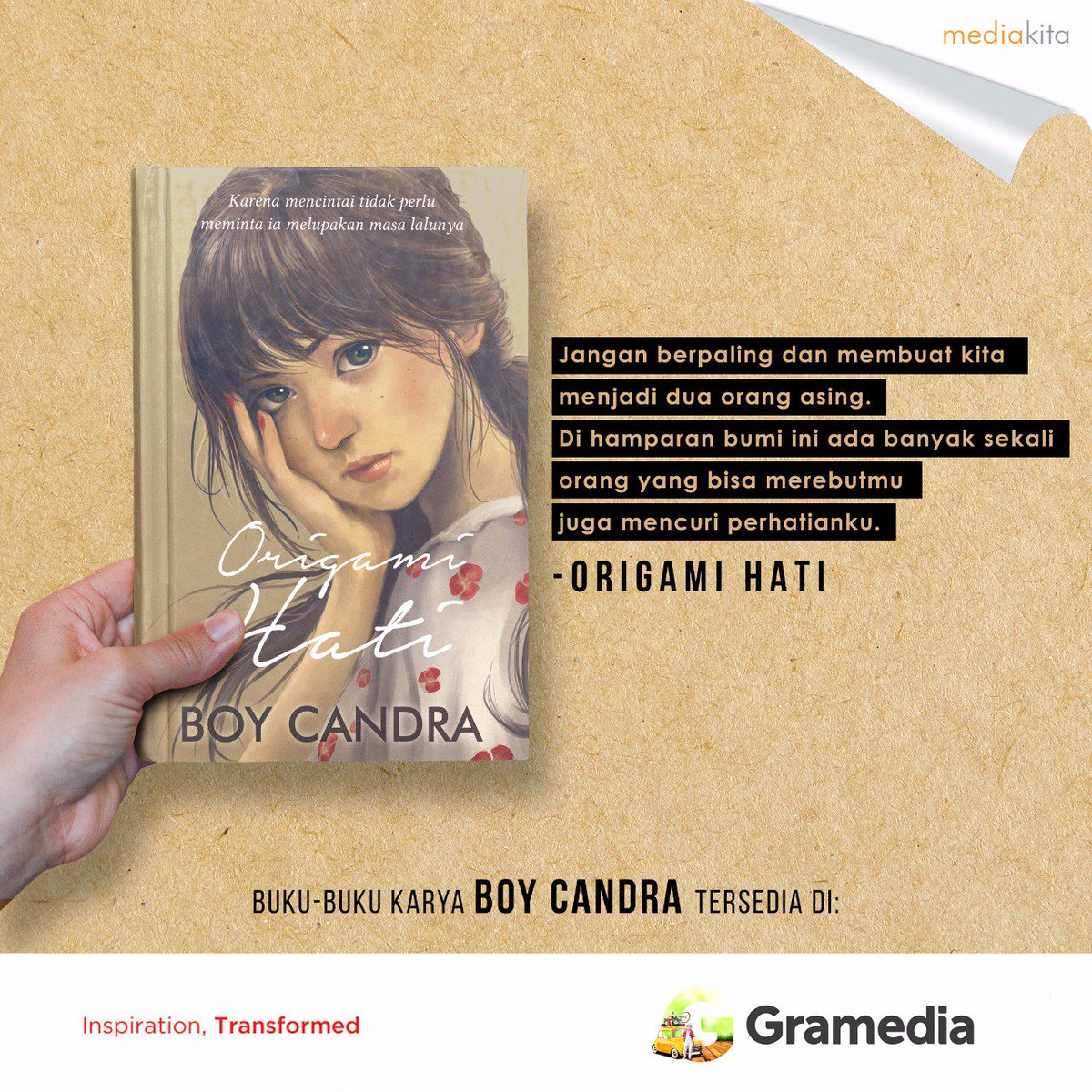 Penerbit Mediakita Pa Twitter Origami Hati Karya Boy Candra Sudah Tersebar Di Toko Buku Berikut Ya Cc Dsuperboy Origamihati Penerbit Mediakita Pa Twitter Origami Hati Karya Boy Candra Sudah Tersebar Di Toko Buku Berikut Ya Cc Dsuperboy Origamihati