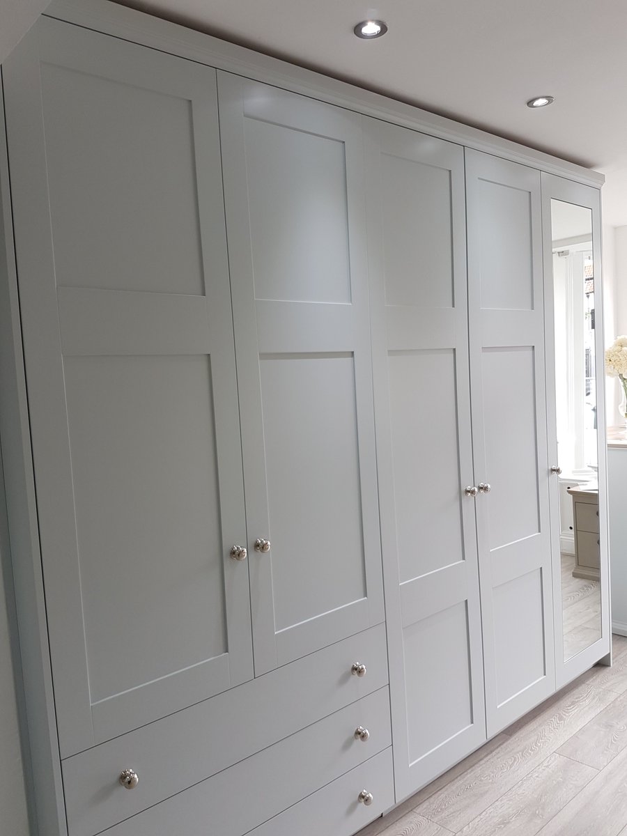 noviofyarm's tweet photo. The Shaker Wardrobe is our best seller.  Can you imagine this in your bedroom? #novi #designerwardrobes #yarm #fitted #hinged #bespoke https://t.co/CxzQ4EjfbF
