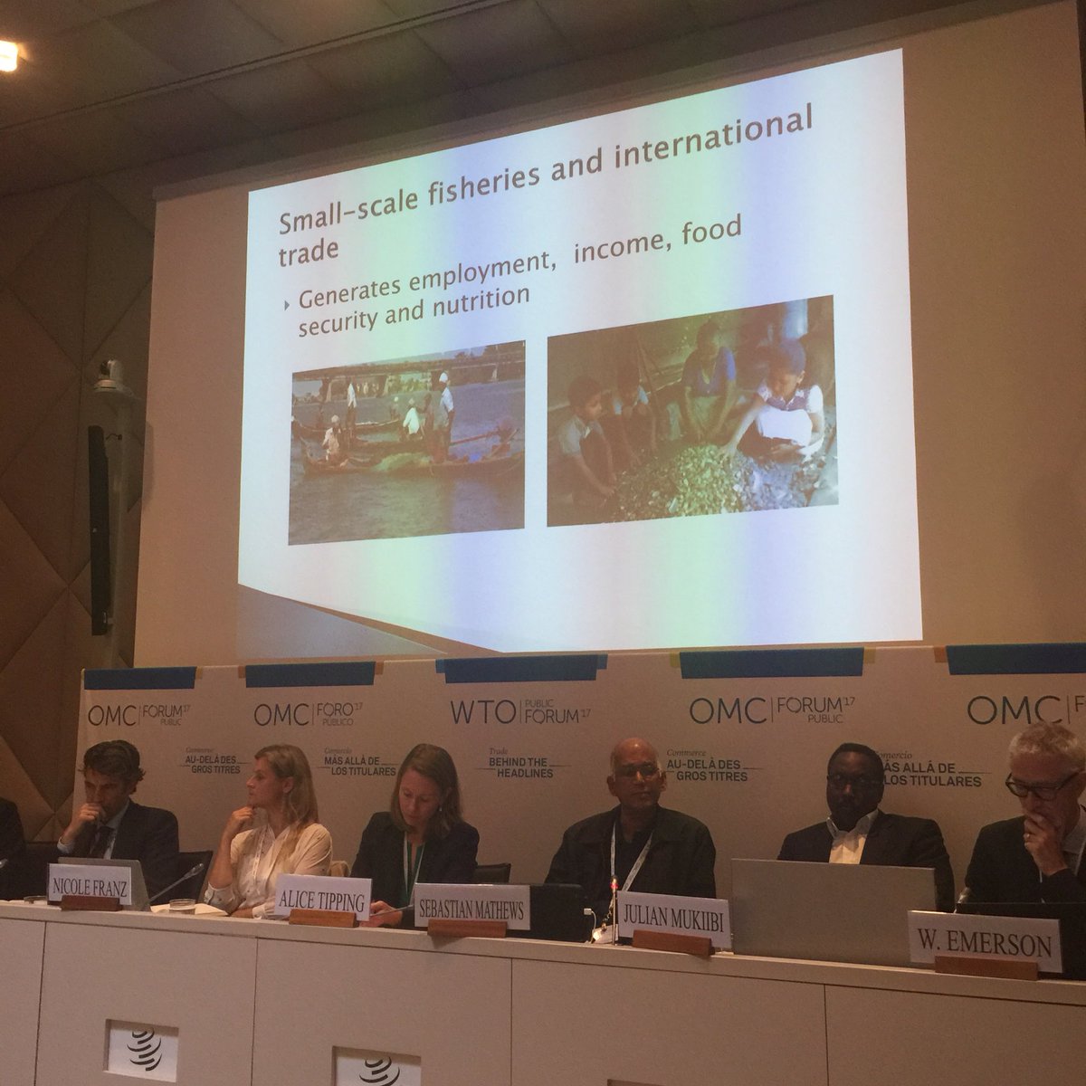 Fishing provides the greatest employment opportunities much more than tourism, shipping or any other extractive industries #wtopublicforum