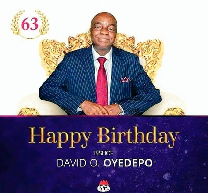 HAPPY BIRTHDAY to my Spiritual Father, Bishop David Oyedepo, !  