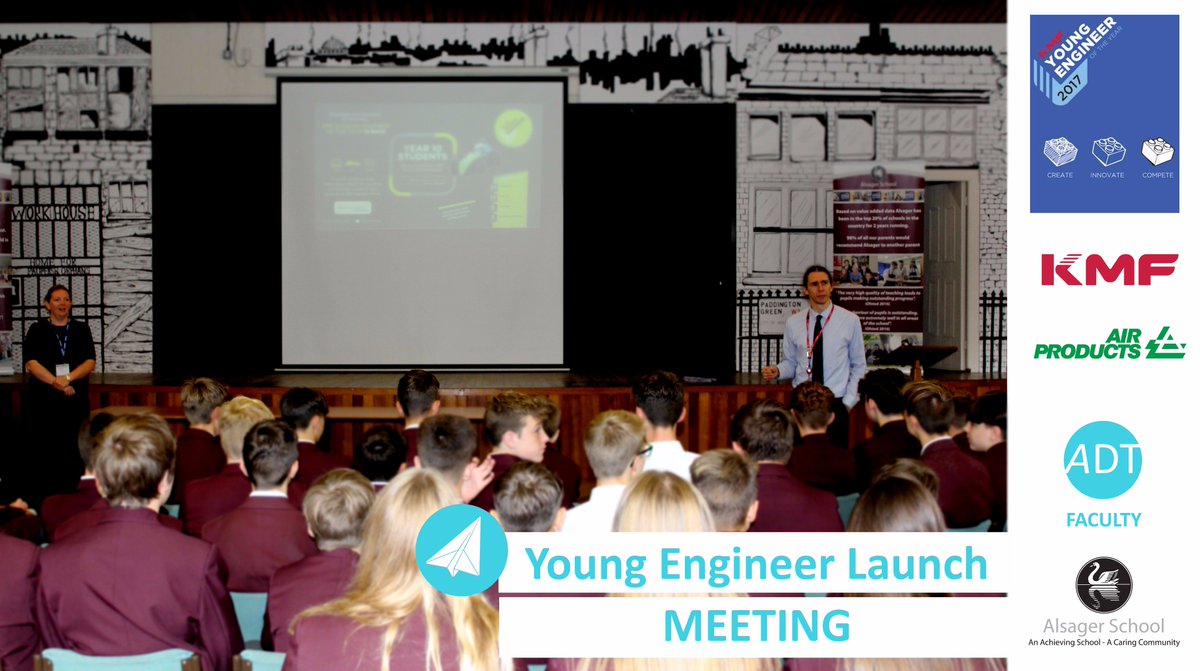 Very excited to launch and be part of the 2017 Young Engineer of the Year project <a href="/AlsagerSchool/">Alsager School</a> <a href="/AlsagerSchoolYE/">Alsager School D&T</a> <a href="/KMFmetal/">KMF Group Ltd</a> <a href="/airproductsuki/">Air Products UKI</a>