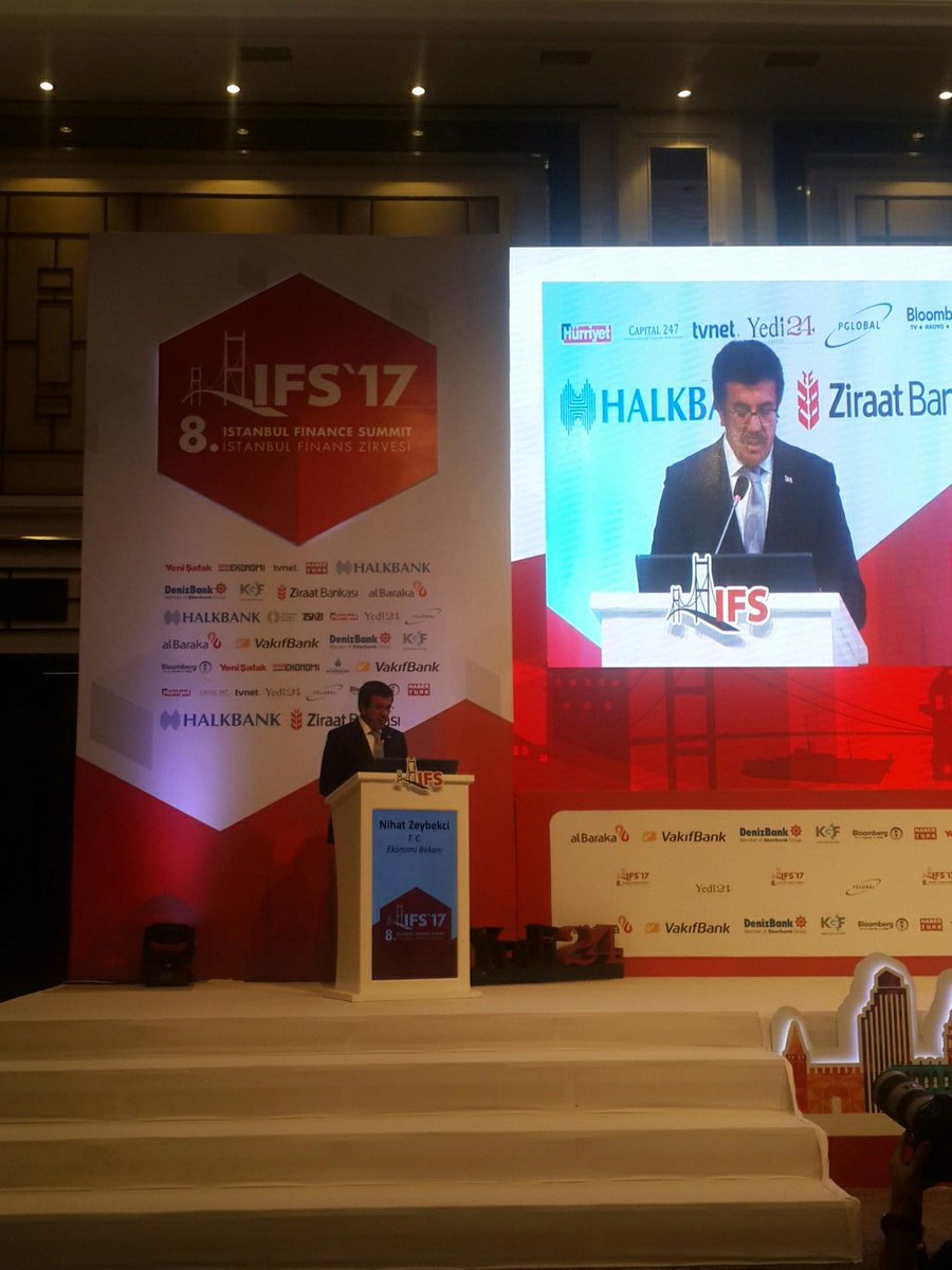 ifinancesummit's tweet photo. IFS'17'de 1. Gün öğleden sonra Sayın Ekonomi Bakanımız @ZeybekciNihat Bey'in konusmalariyla devam ediyor #IFS17 https://t.co/9KhwBSxj0a