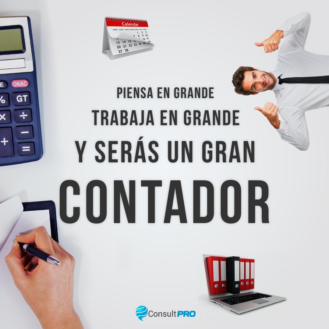 consultprove's tweet photo. Por su apego a la ética, por la responsabilidad de actualizarse y por PENSAR EN GRANDE. ¡Felicidades Contadores Públicos! #ConsultPro #27sep https://t.co/qxNMvI4xsD
